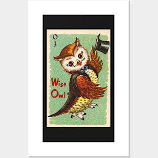 Wise Owl Posters and Art